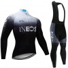 Completo Maglia ML + Pantaloncino con bretelle ML 2019 TEAM INEOS N003